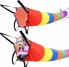 Sensory Compression Play Tunnel for Kids 12 ft Calm Sensory Tunnel Crawl Resistance Tube for Outdoor Indoor Tent Autism Kids Toys Game Concept Tools for Relax Reduce Anxiety(Colorful)