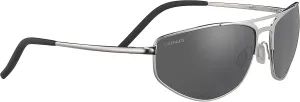 Serengeti Men's MASTEN Oval Sunglasses, Shiny Silver, Large