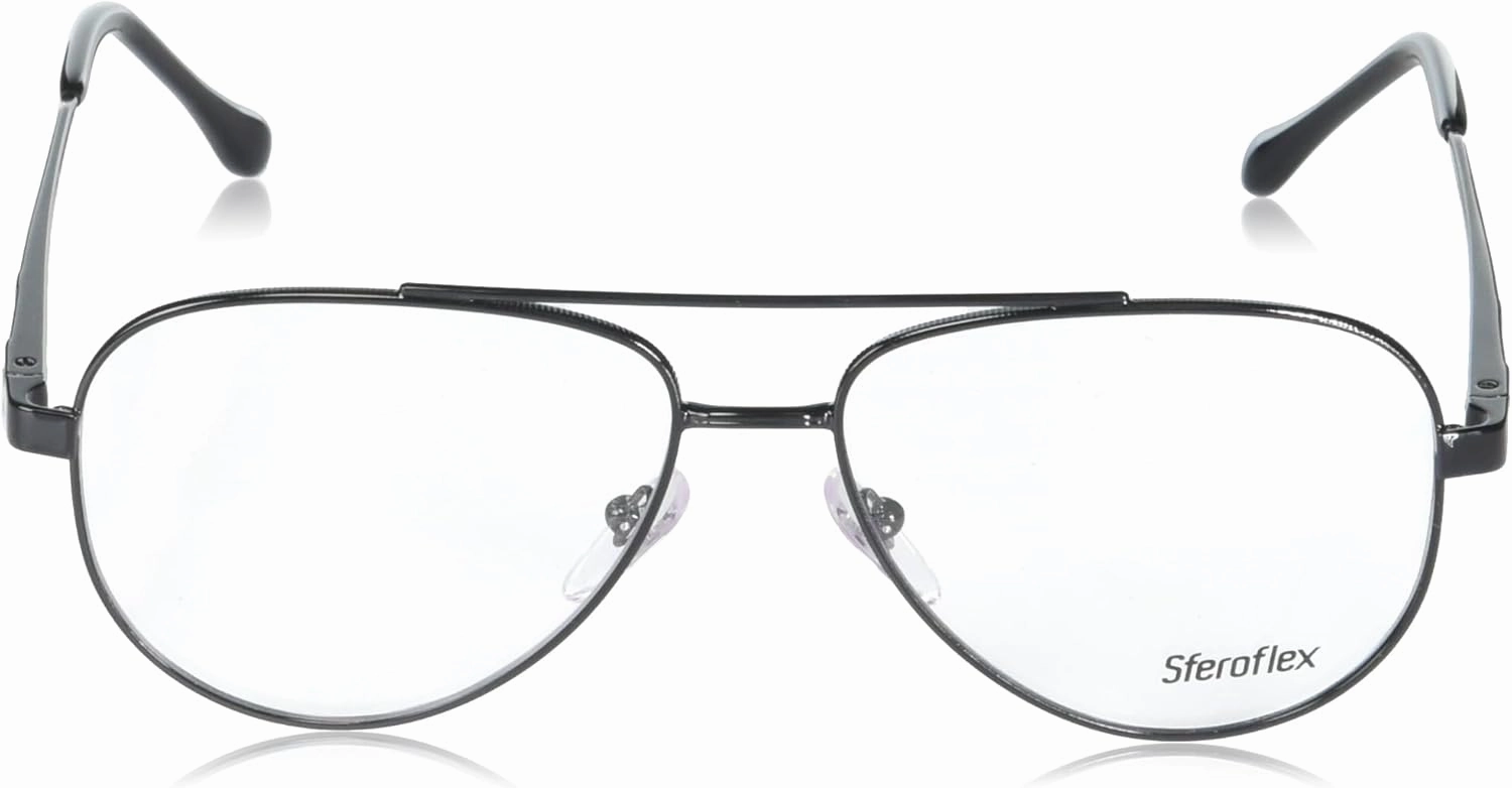 Sferoflex Men's Sf2297 Aviator Prescription Eyewear Frames
