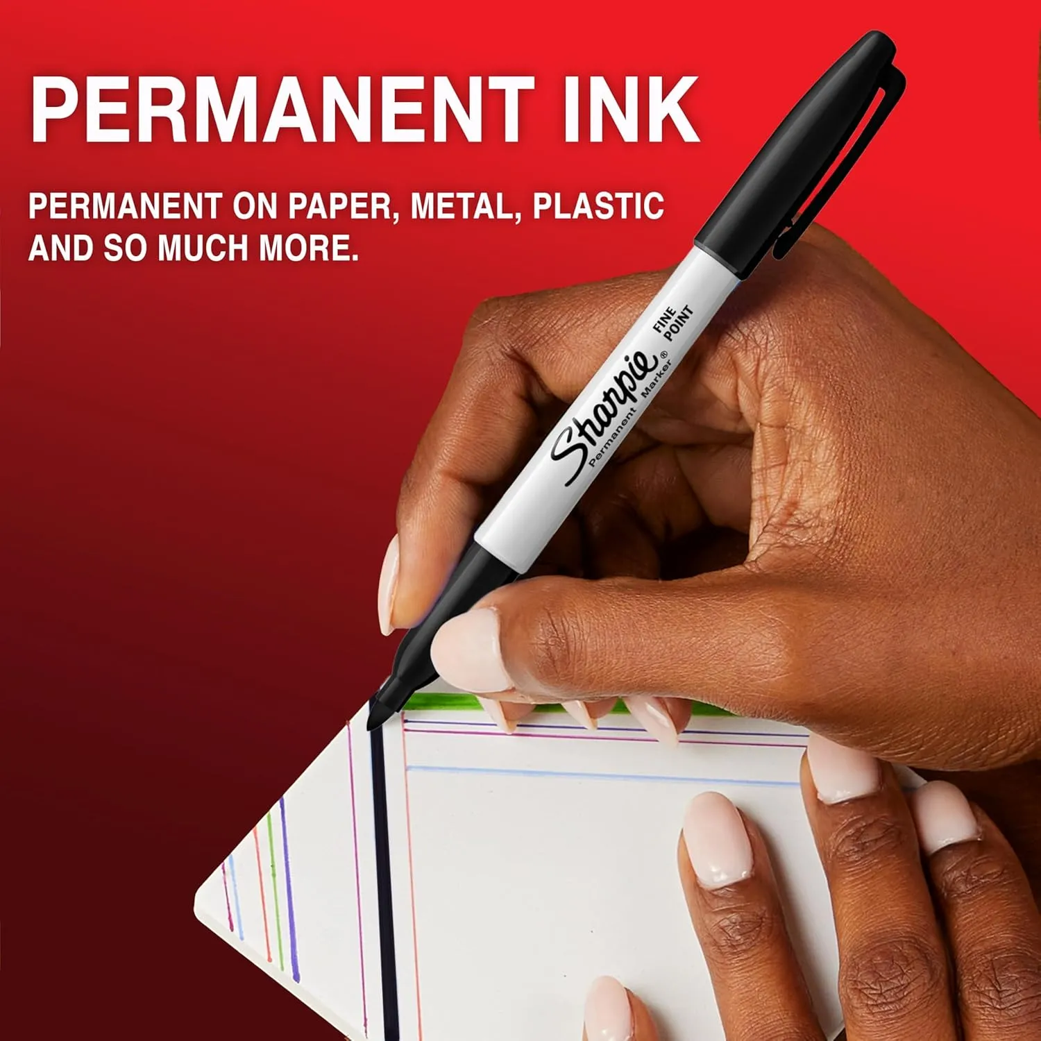 Sharpie Permanent Markers | Fine Point | Assorted Fun Colours | 18 Count