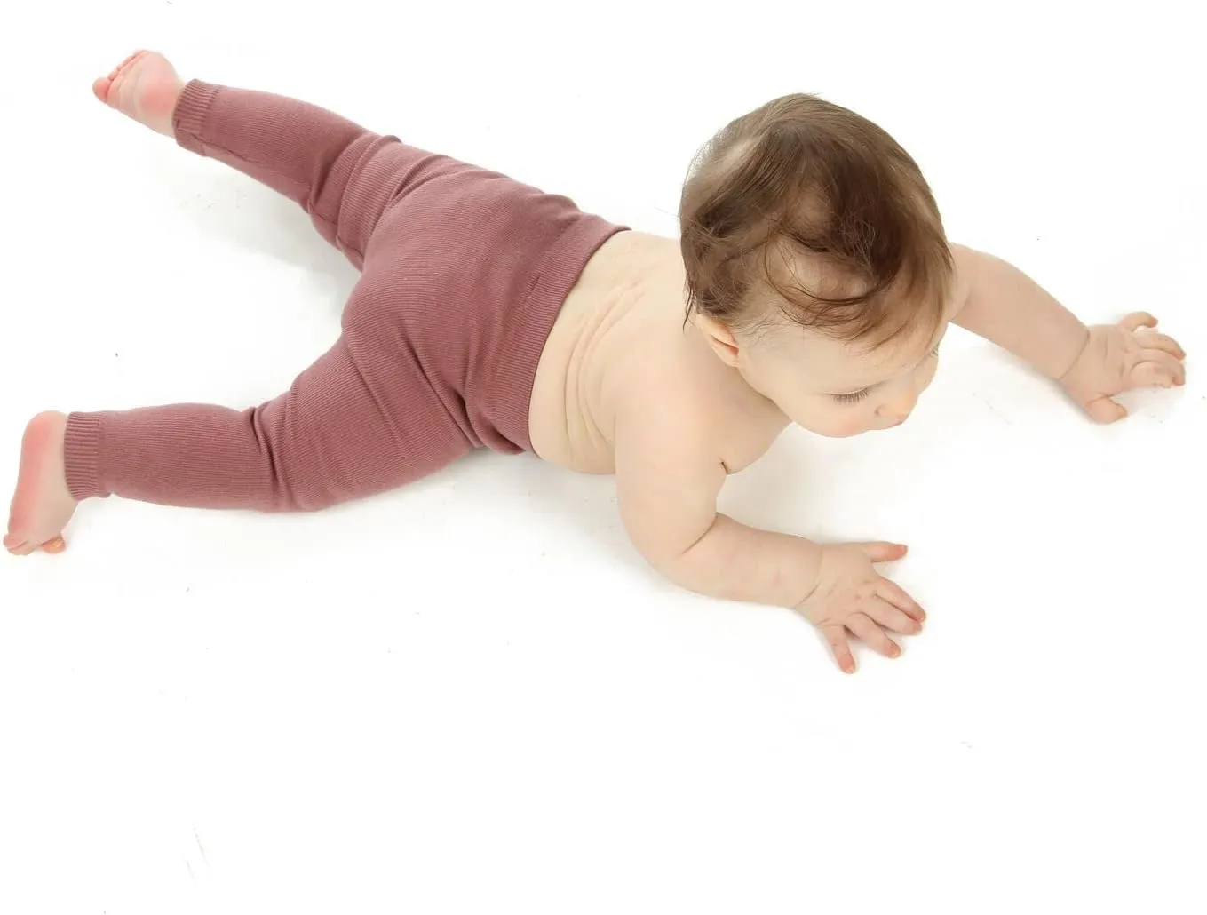 Silky Toes Baby Leggings, Toddler Seamless Panty Soft Cotton Knit Pants for Girls and Boys