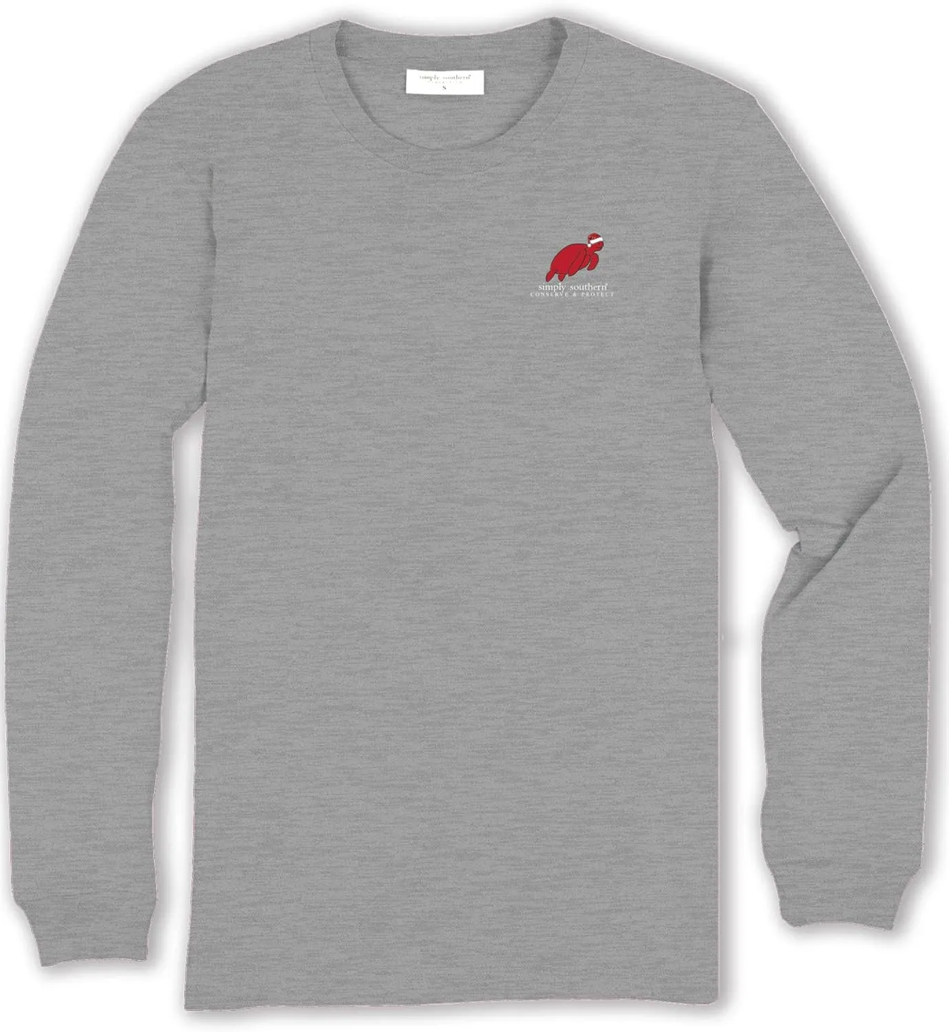 Simply Southern Sea Turtle Filled with Nutcrackers - Christmas - Adult Long Sleeve
