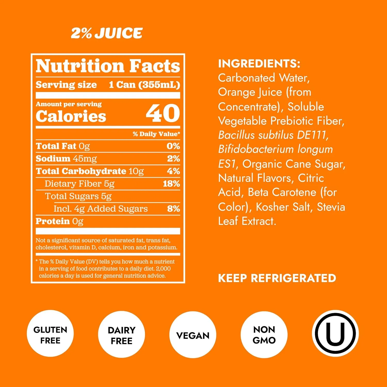 Slice Healthy Soda, Lemon Lime & Orange Variety Pack, Prebiotic & Probiotic Soda Pop, 5g Fiber, 35-40 calories, 12 fl oz 12 Pack (6 of each flavor)