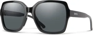Smith Flare Sunglasses, Matte Black/chromapop Polarized Gray Green, one Size