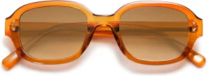 SOJOS Rectangle Sunglasses for Women Vintage Trendy Outdoor Travel Sun Glasses Square Frame SJ2218