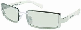 Southpole Retro Slim Metal Rectangular Sunglasses for Men