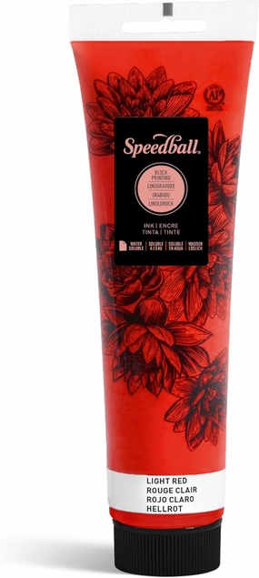 Speedball Water-Soluble Block Printing Ink, 5-Ounce Tube (Light Red)