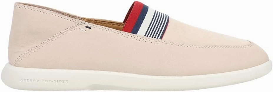 Sperry Mens Gold Plushwave Cabo Slip On Casual Shoes - Beige