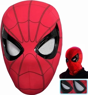 Spider Hero Mask with Moving Eyes, Realistic Spider Mask Costume for Cosplay, Birthdays Gift for Kids/Adults