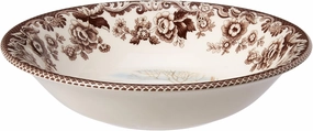 Spode Woodland Ascot Cereal Bowl, Red Fox, 8” | Perfect for Oatmeal, Salads, and Desserts | Made in England from Fine Earthenware | Microwave and Dishwasher Safe