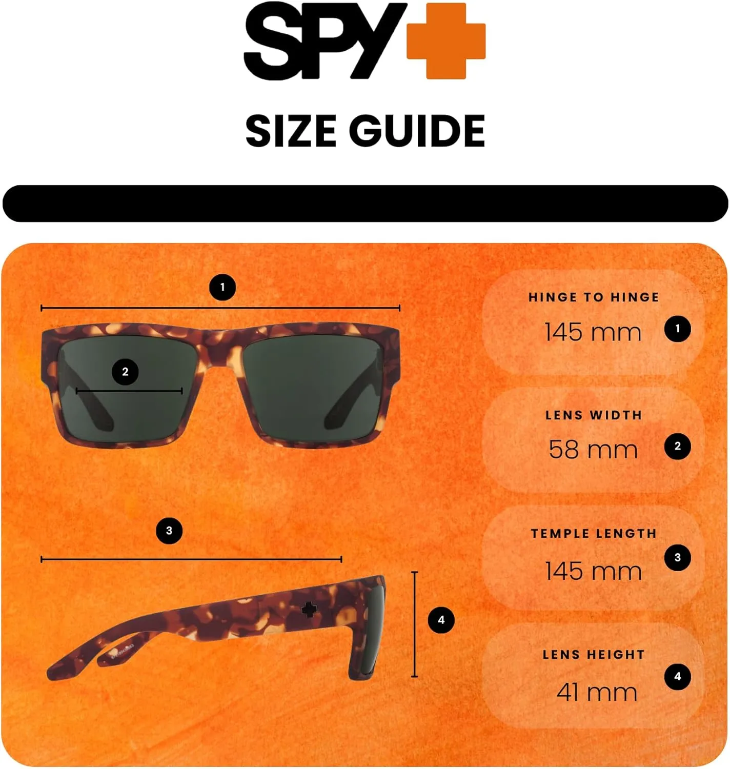 SPY Cyrus Square Sunglasses for Men for Women   BUNDLE with Designer iWear Eyewear Kit
