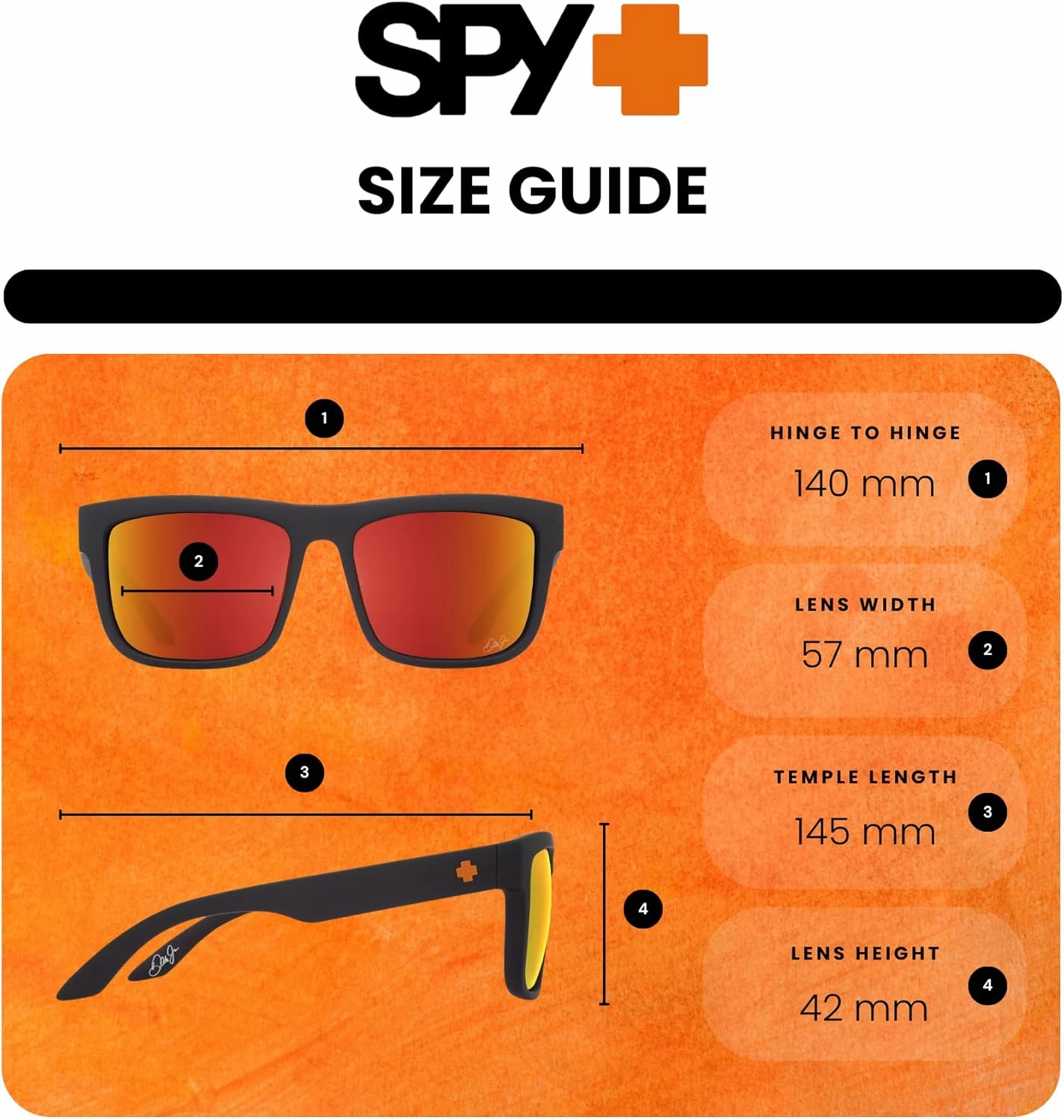 SPY Discord Rectangular Sunglasses for Men   BUNDLE with Designer iWear Eyewear Kit