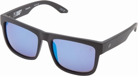 Spy Optic Discord Sunglasses Matte Black w/Happy Blue Spectra Polarized Lens   Sticker