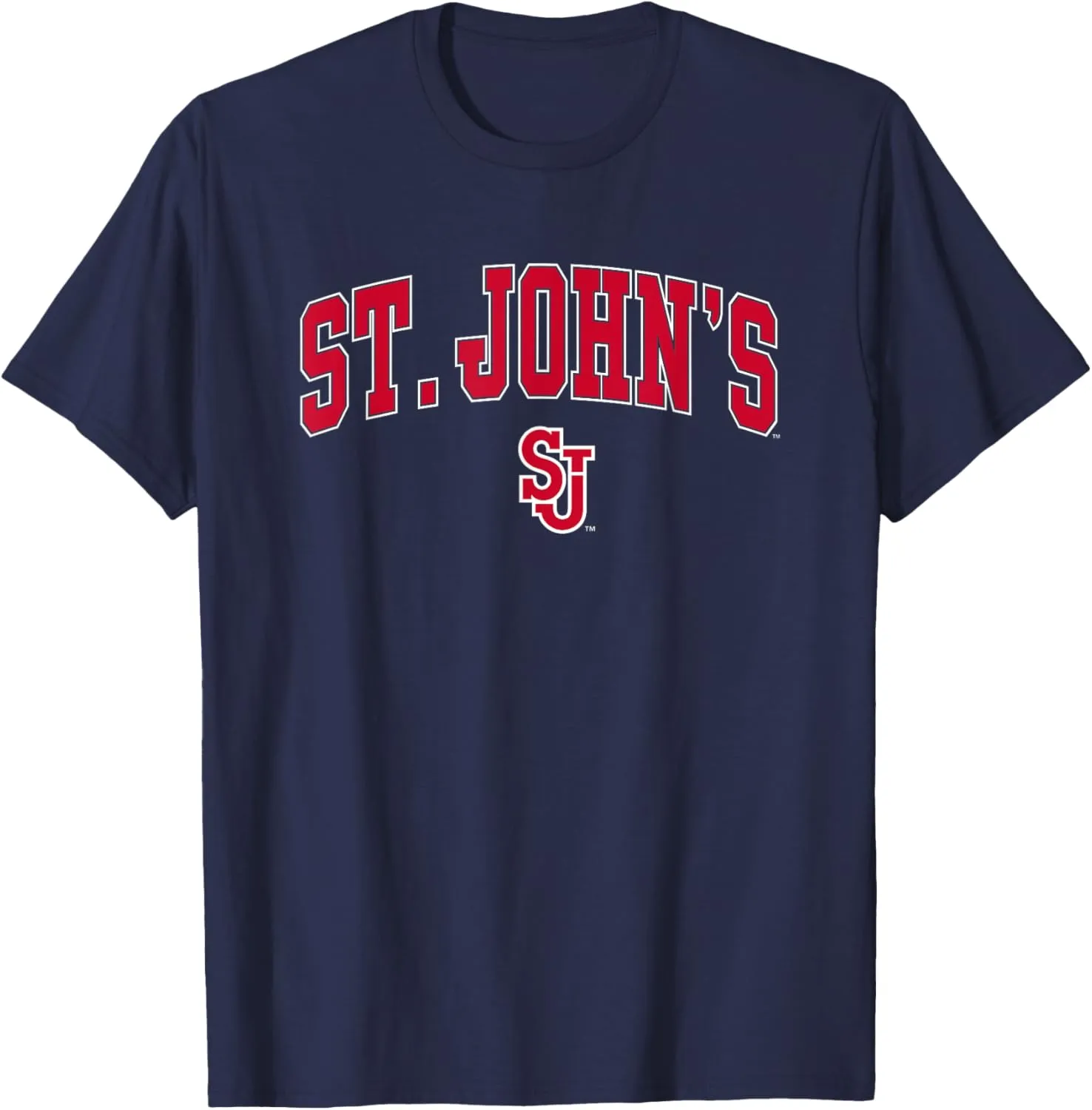 St. John's Red Storm Arch Over Navy Officially Licensed T-Shirt