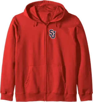 St. John's Red Storm Left Chest Icon Logo Zip Hoodie