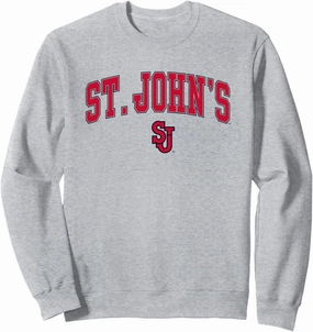 St. John's Red Storm Arch Over Logo Officially Licensed Sweatshirt