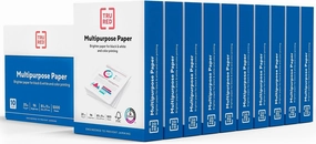 Staples TRU RED 8.5-inch x 11-inch Multipurpose Paper, 20 lbs., 96 Brightness, 500 Sheets/Ream, 10 Reams/Carton (TR56962)