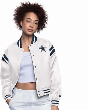 Starter Women's NFL Full Count Full-Snap Varsity Jacket