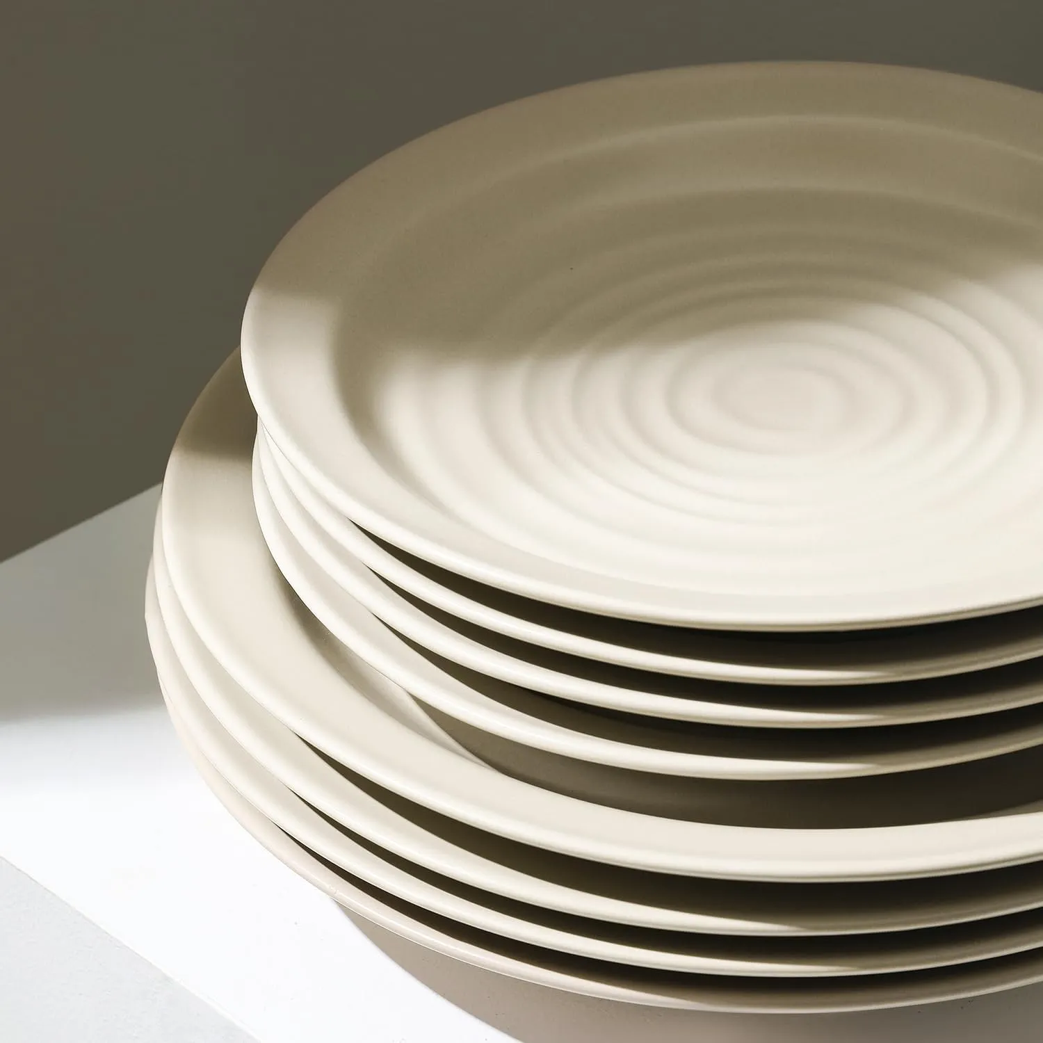 Stone Lain Orbit 16-Piece Dinnerware Set Stoneware, Beige