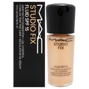 Studio Fix Fluid SPF 15 24Hr Matte Foundation Plus Oil Control - NC25 by MAC for Women - 1 oz Foundation