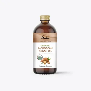 SULU ORGANICS 100% Pure Organic Cold Pressed Unrefined Virgin Moroccan Organ Oil (4 oz)