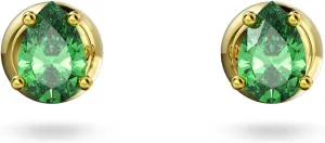 Swarovski Chroma Drop Crystal Earrings, Gold Tone Finish, Rhodium Finish, Latch Back Closure