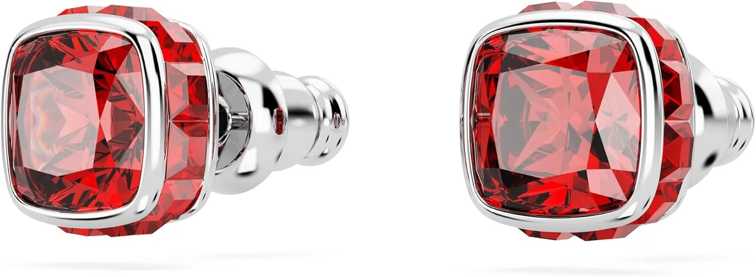 Swarovski Crystal Chroma Jewelry Collection, Heart Shaped Crystal, Latch Back Earring Closure, Lobster Claw Clasp Bracelet