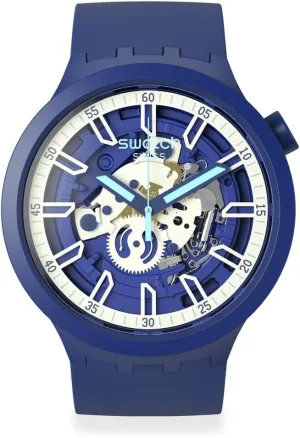 Swatch ISWATCH BLUE Unisex Watch (Model: SB01N102)