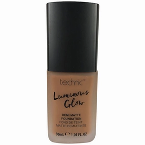 Technic Cosmetics Luminous Glow Demi Matte Medium Coverage Foundation Chestnut - Makeup Beauty Demi-Matte Foundation