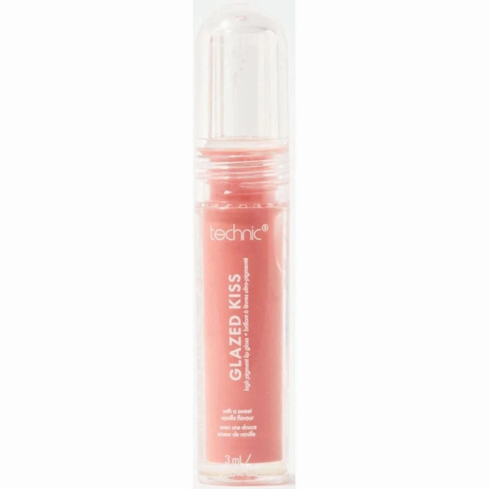 Technic Cosmetics Summer Glazed Kiss Lipgloss - Pink Light High Shine Hydrating Non-Sticky Long-Lasting Finish