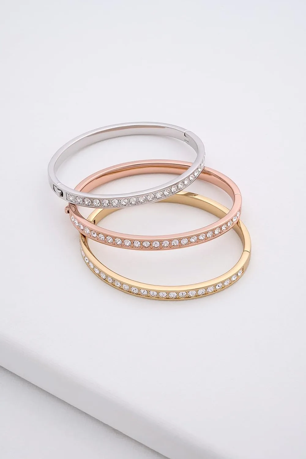 Ted Baker London Clemara Hinge Crystal Bangle Bracelet For Women