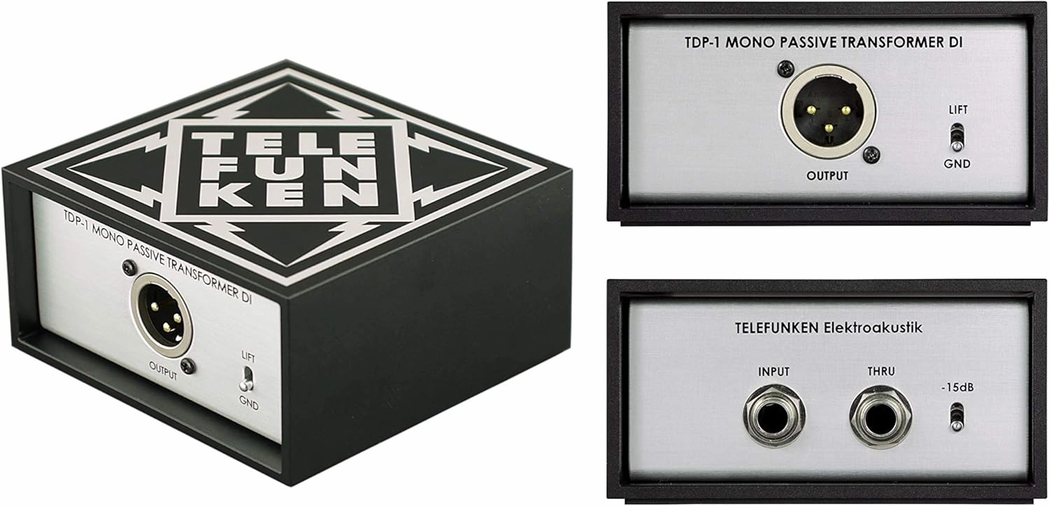 Telefunken TDP-1 1-channel Passive Instrument Direct Box