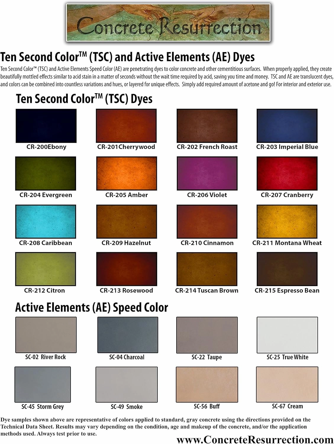 Ten Second Color (TSC) Concrete Dye Concentrate Makes 1 Gallon (Hazelnut) Professional Grade and Easy to use. Brilliant Bold Colors. Semi-Transparent Cement Dye. Dries in Seconds (Hazelnut)