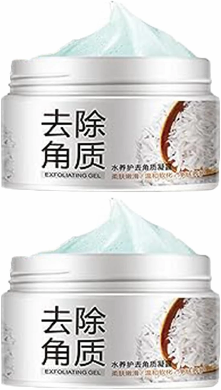 Tender Exfoliating Gel, Deep Cleansing, Moisturizing and Gentle Exfoliating Gel, Tender, Smooth, Clear, Horny, Moist and Tender Skin, Skin Care and Exfoliating Gel Scrub (2pcs)