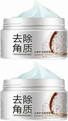 Tender Exfoliating Gel, Deep Cleansing, Moisturizing and Gentle Exfoliating Gel, Tender, Smooth, Clear, Horny, Moist and Tender Skin, Skin Care and Exfoliating Gel Scrub (2pcs)