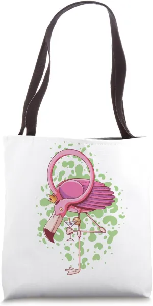 The flamingo relaxes to cope with its surroundings Tote Bag