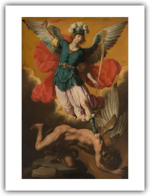 The Ibis - Ignacio de Ries : ''Saint Michael The Archangel'' (1640s) - Museum-Grade Giclee