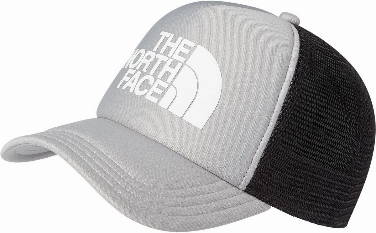THE NORTH FACE Logo Trucker Hat, Meld Grey, One Size