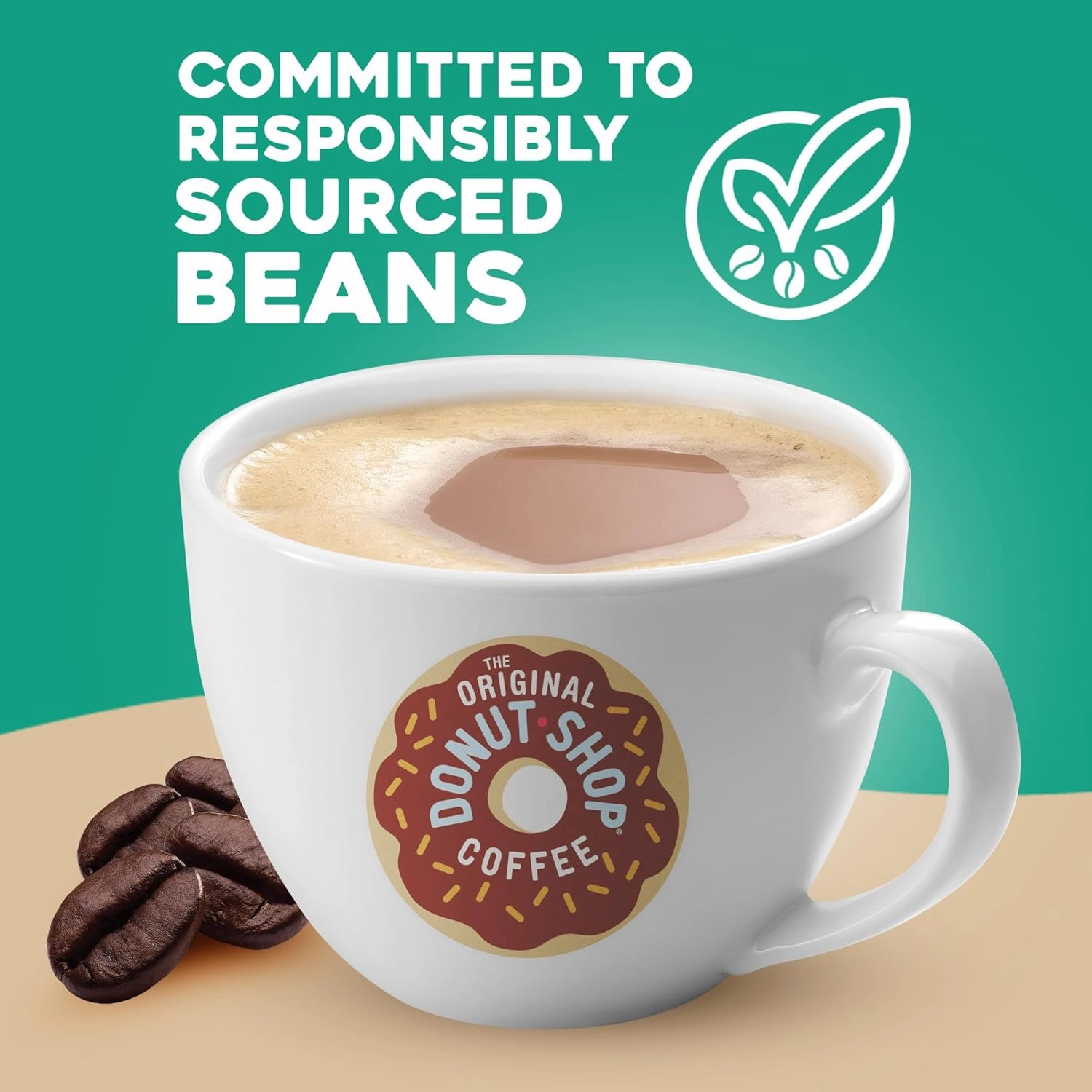 The Original Donut Shop Regular Keurig Single-Serve K-Cup Pods, Medium Roast Coffee, 72 Count