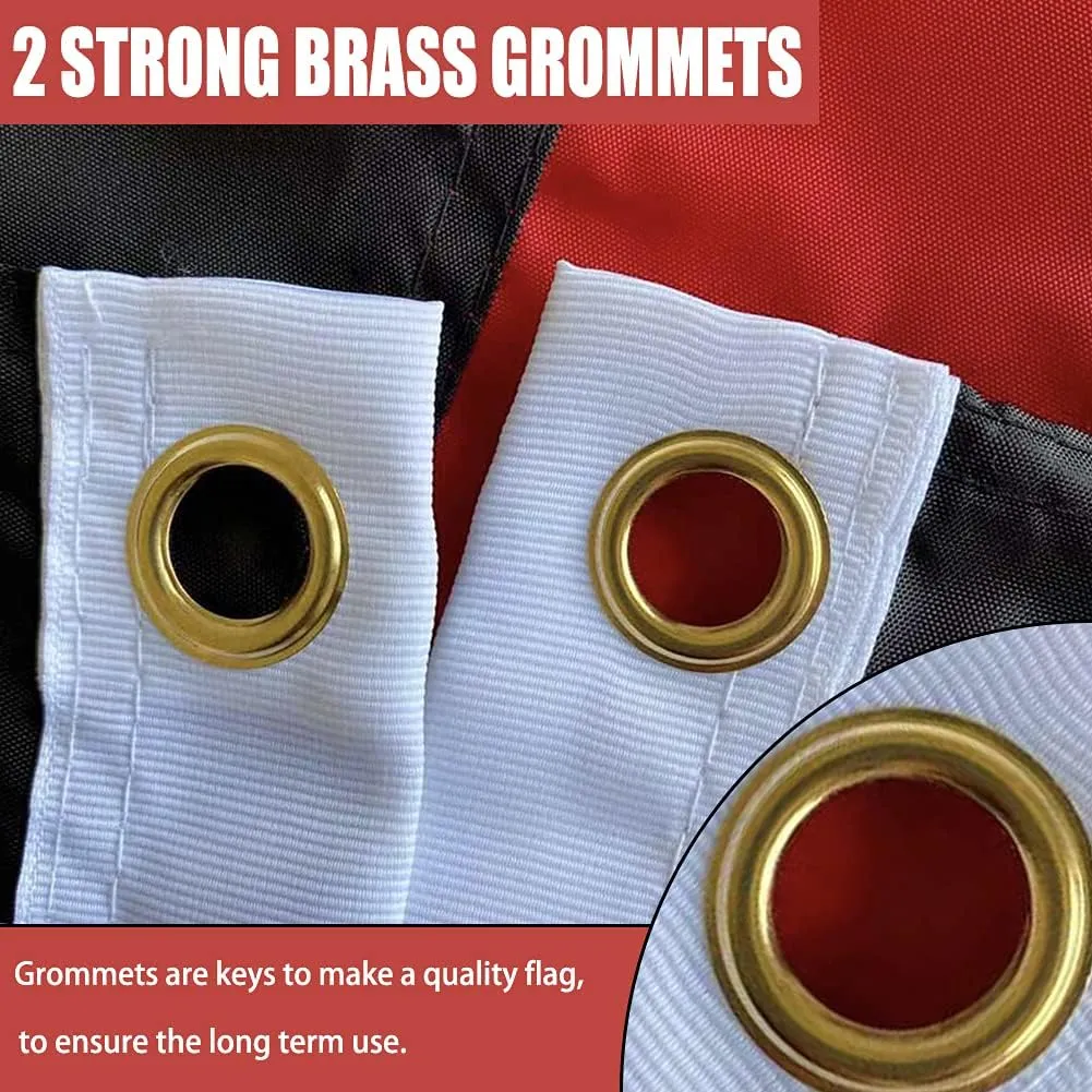 Thin Red Blue Line Police Firefighter Flags- 3x5ft Outdoor Blue Red Lives Matter USA Honoring Law Enforcement Officers Cops Fireman Flags Banners with 2 Grommets