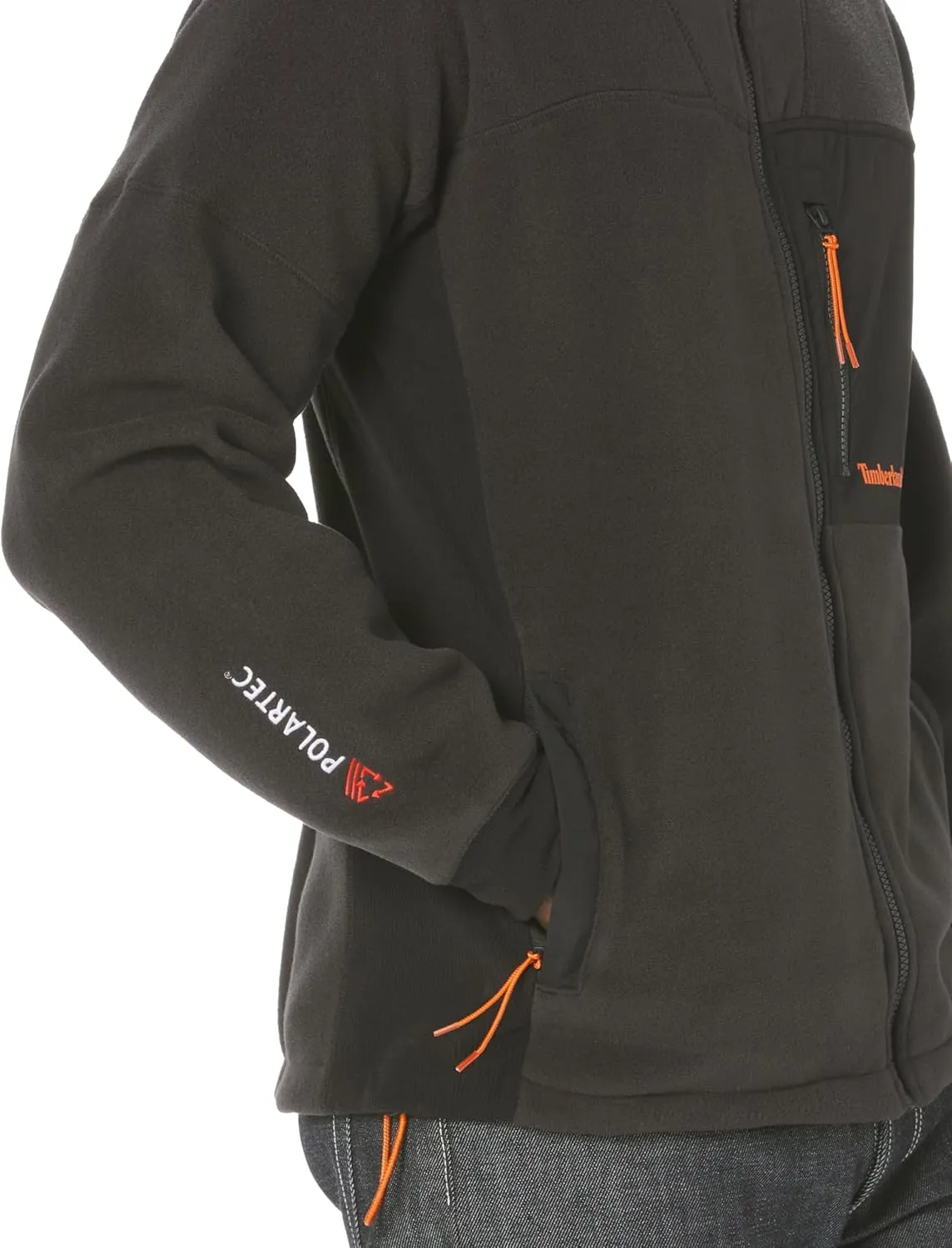 Timberland Men's Polartec Mix Media Full Zip Fleece