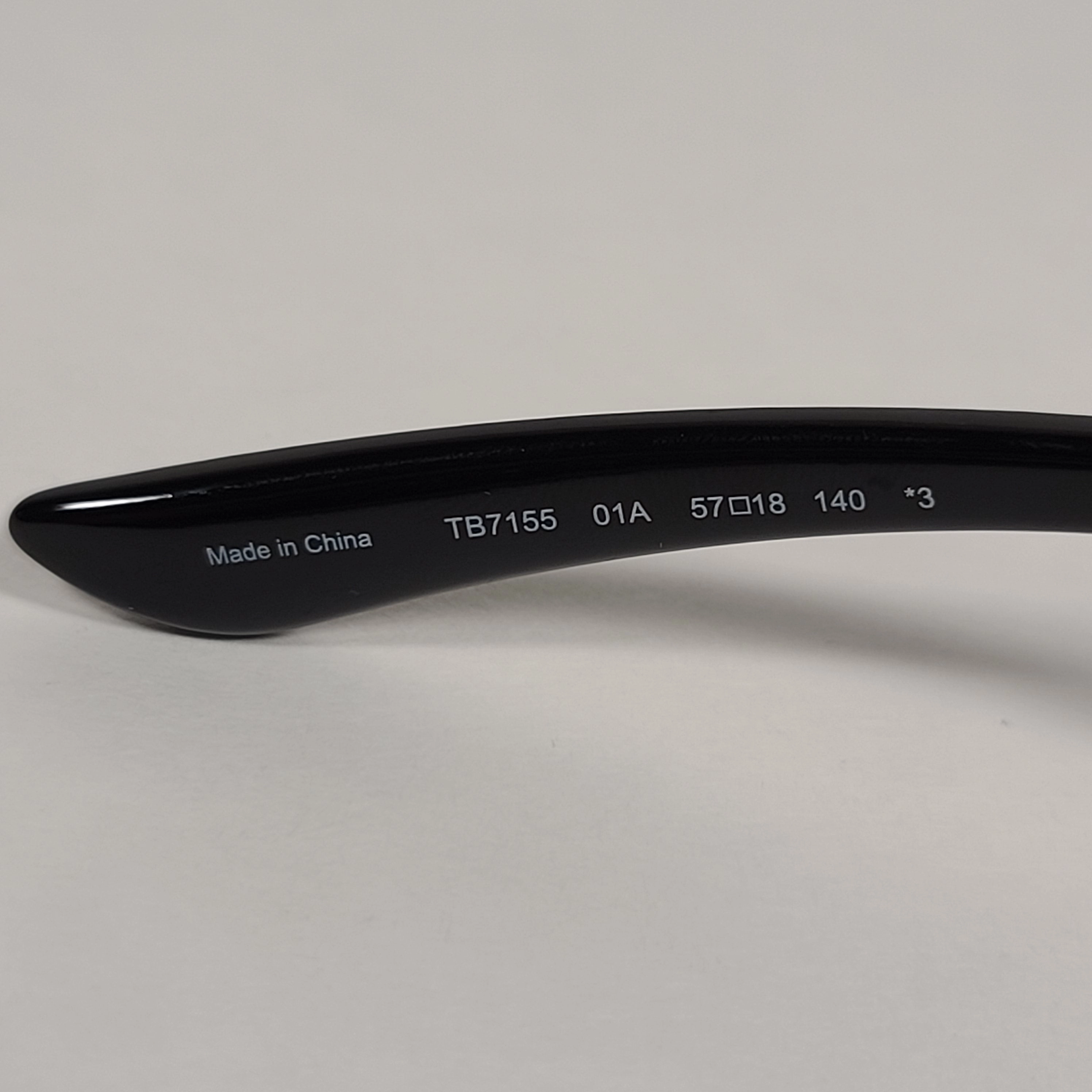 Timberland Sport Sunglasses Shiny Black Frame Gray Tinted Lens TB7155 01A