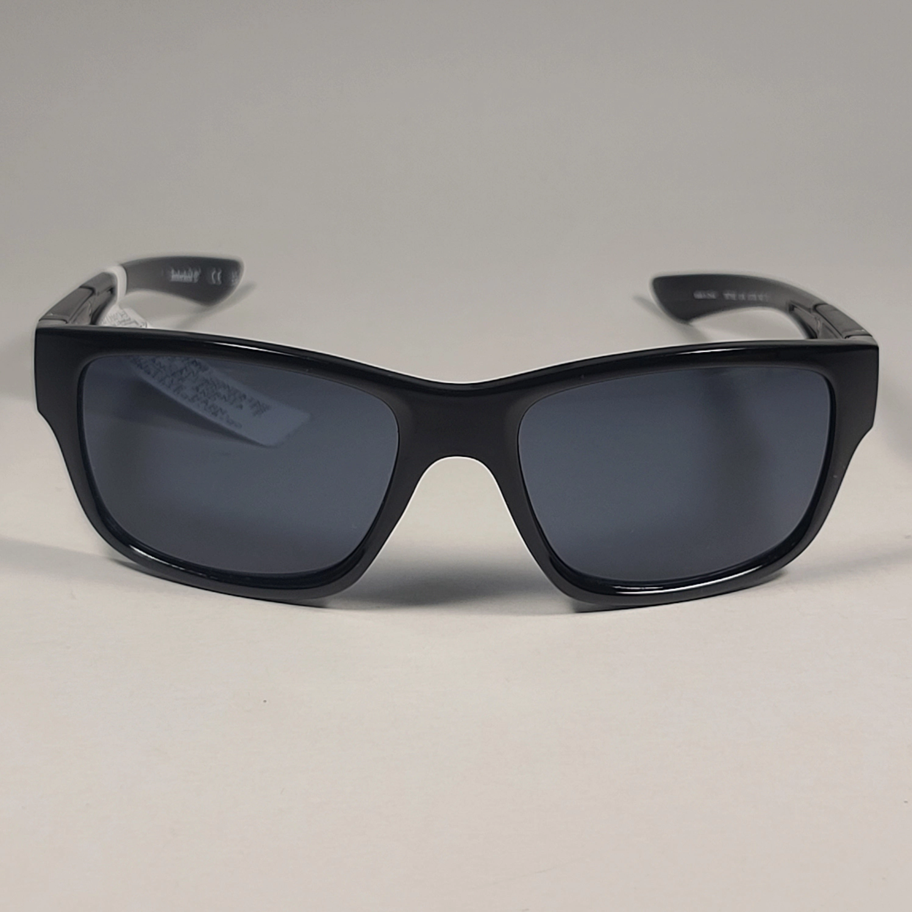 Timberland Sport Sunglasses Shiny Black Frame Gray Tinted Lens TB7155 01A