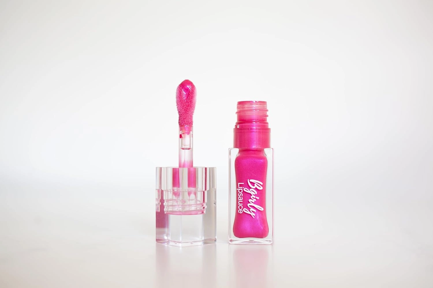 Tinted Lip Oil | Handmade, Moisturizing Lip Oil, Tinting for Dry Lips, Non-Sticky, Long Lasting Tinted Balm, Nourishing Lip Treatment, Shiny and Vegan Tinted Lip Gloss (Barbie)