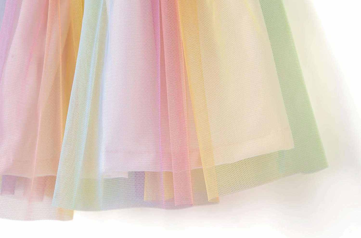 Toddler Little Girls Rainbow Layered Tutu Skirt
