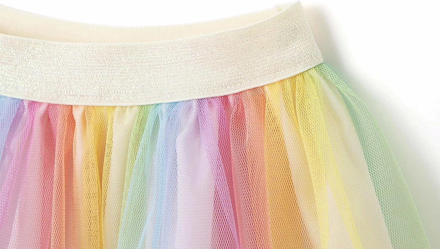 Toddler Little Girls Rainbow Layered Tutu Skirt