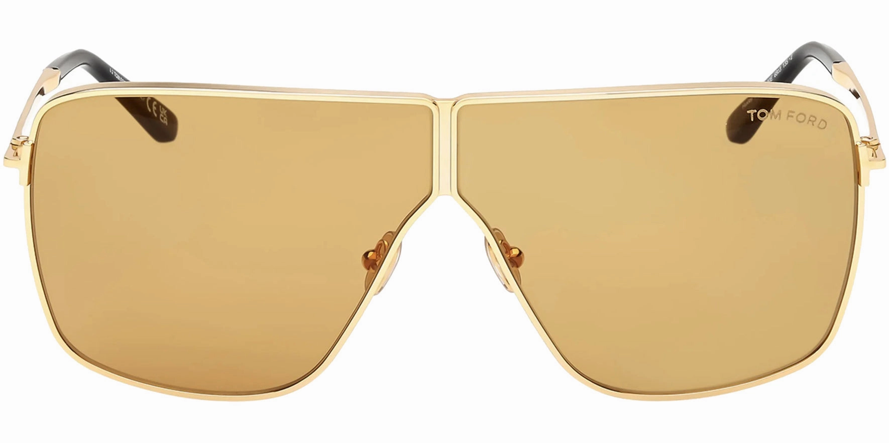Tom Ford Huxley Oversized Navigator Sunglasses