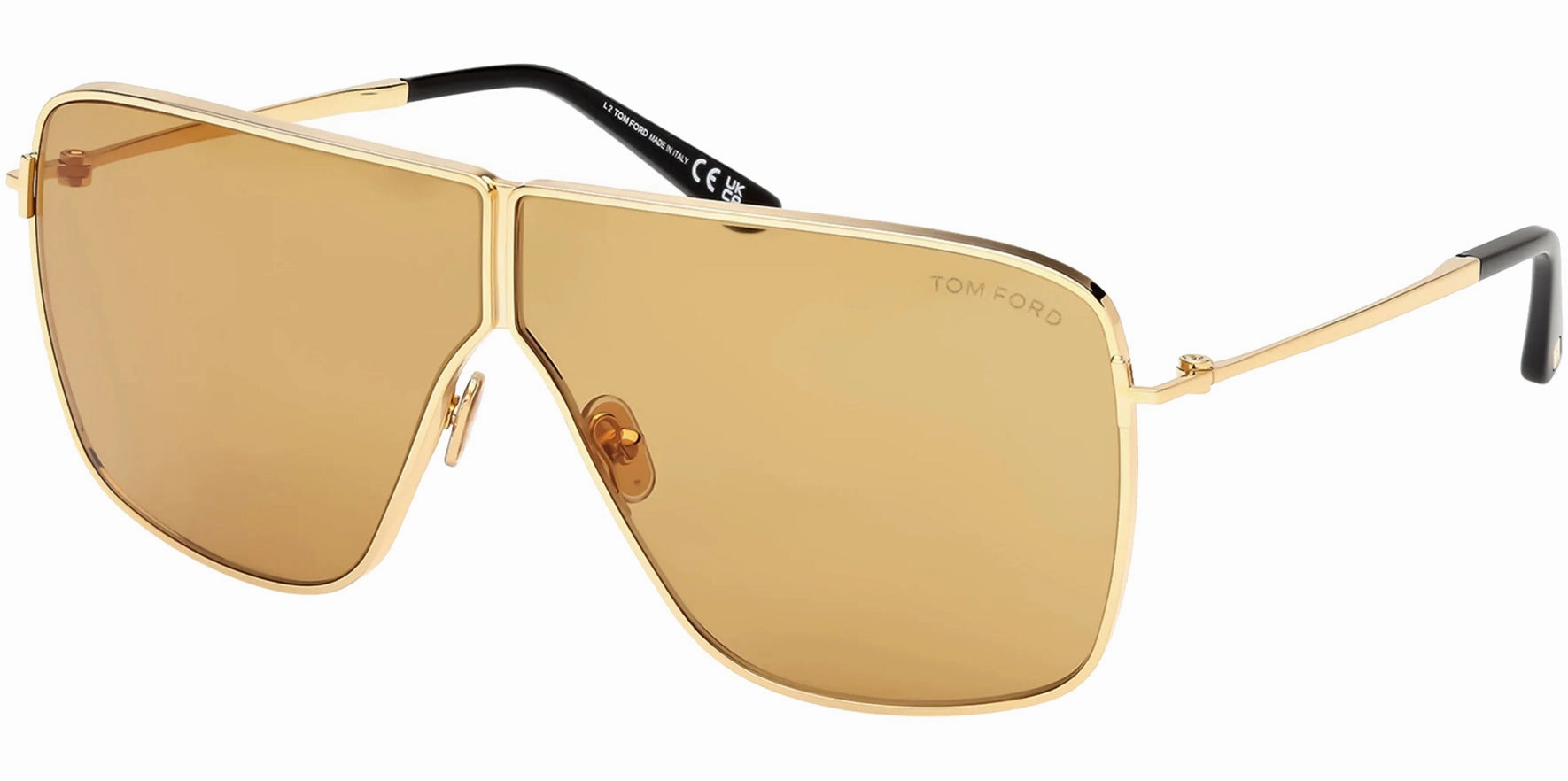 Tom Ford Huxley Oversized Navigator Sunglasses