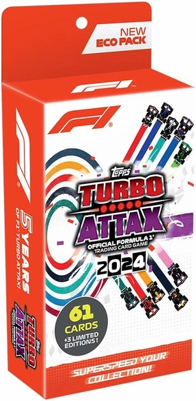 Topps F1 Turbo Attax 2024 Trading and Collectible Card Game Eco Pack