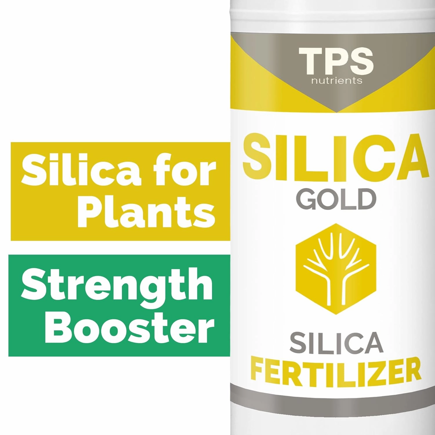 TPS NUTRIENTS Silica Gold Plant Strength Nutrient and Supplement with Bioavailable Silicon 1 Quart (32 oz)